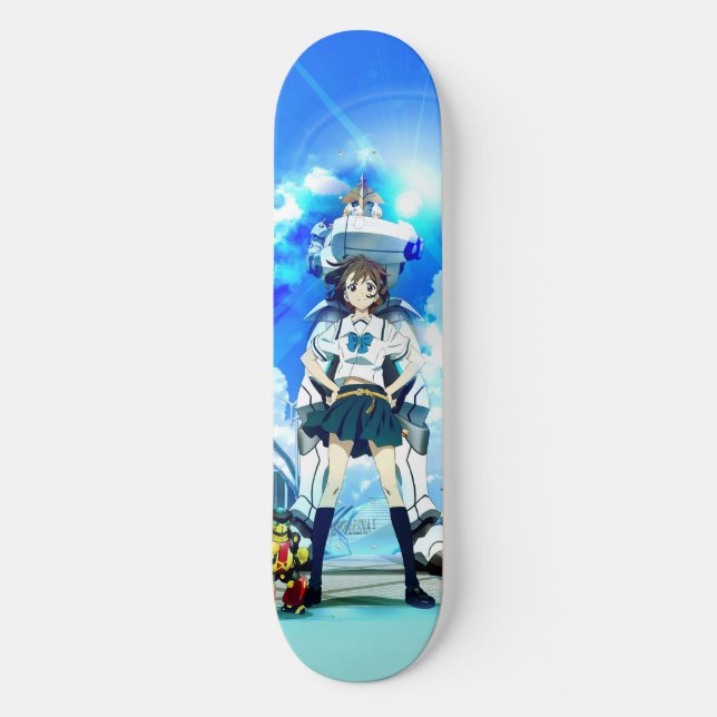 Patineta de chica de anime (Anverso)