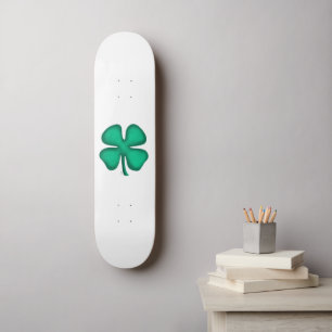 Patineta de Clover Irlandesa Lucky 4 Leaf