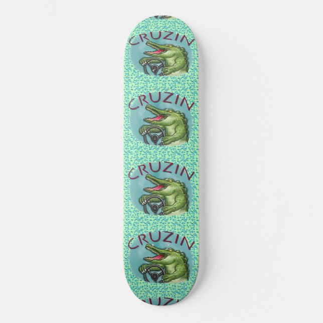 Patineta de Cocodrilo Cruzin (Anverso)