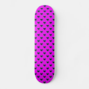 Patineta De Colores Intenso Rosa Y Negro