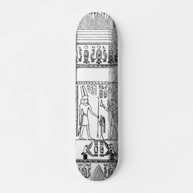 Patineta de columna egipcia (Anverso )