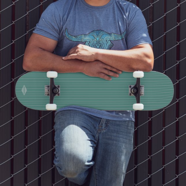 Patineta de degradado verde azulado HAMbWG (Exterior 3)