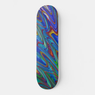 patineta de derrame de petróleo azul