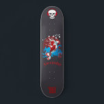 Patineta de estilo japonés con personalizado 風 ana<br><div class="desc">Una cubierta de patinaje personalizada de estilo japonés con el 風 de anagrama para "Viento". También puede personalizarla con su nombre</div>