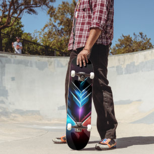 Patineta de flecha iluminada con neón de 8 1/8"