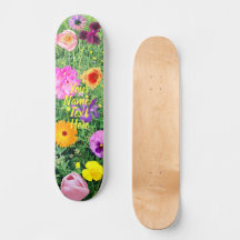 Patineta de flor salvaje