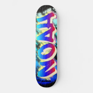 Patineta de graffiti personalizada NOAH