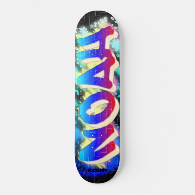 Patineta de graffiti personalizada NOAH (Anverso)
