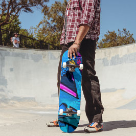 Patineta de grafiti urbano