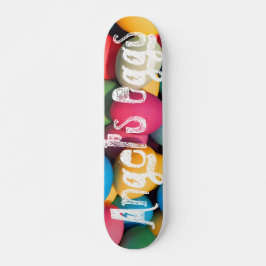 Patineta de los huevos del personalizado Angel