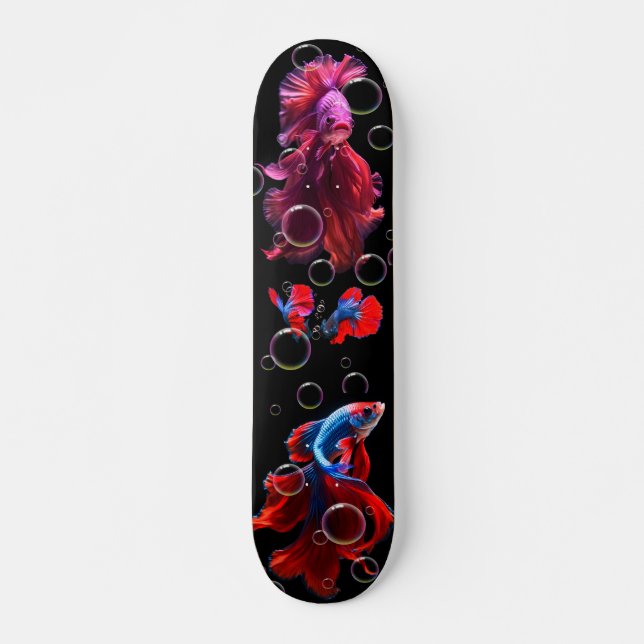 Patineta de Peces Tropicales (Anverso )