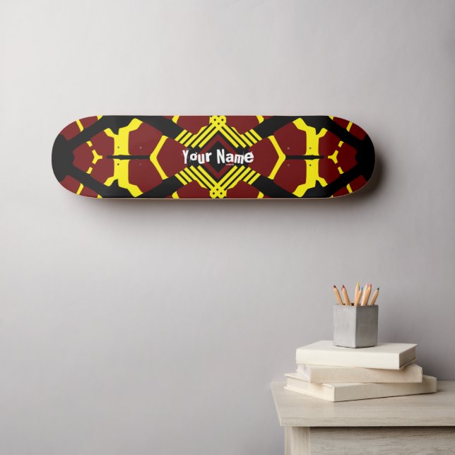 Patineta de Personalizable de nombres (Arte de pared (horz))
