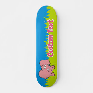 Patineta de personalizado de elefante rosa
