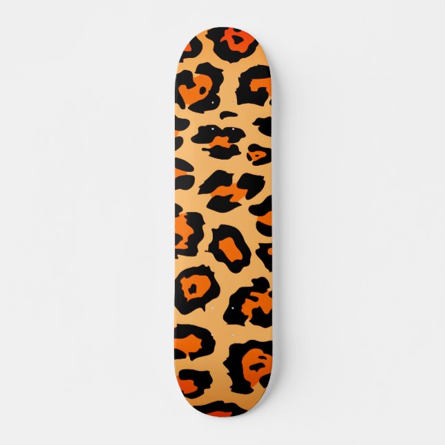 Patineta de piel de guepardo (Anverso )