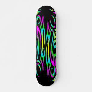 Patineta de tatuaje 3D Colorido