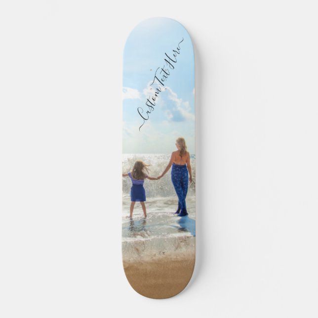 Patineta de texto personalizada para su Personaliz (Anverso)