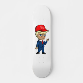 Patineta de Trump chibi