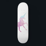 Patineta de unicornio con textura de cristal Perso<br><div class="desc">Patineta de unicornio con textura de cristal personalizado. ¡Sube tu propio fondo de unicorn!</div>