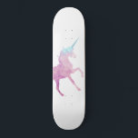 Patineta de unicornio con textura de cristal Perso<br><div class="desc">Patineta de unicornio con textura de cristal personalizado. ¡Sube tu propio fondo de unicorn!</div>