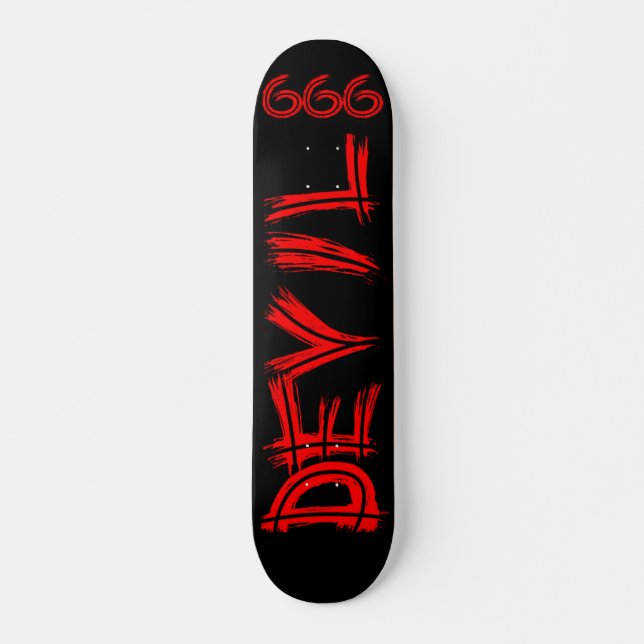 Patineta Devil 666 (Anverso )