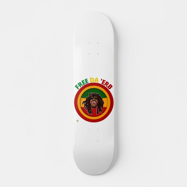 patineta divertida "GRATIS DA 'ERB" (Anverso )