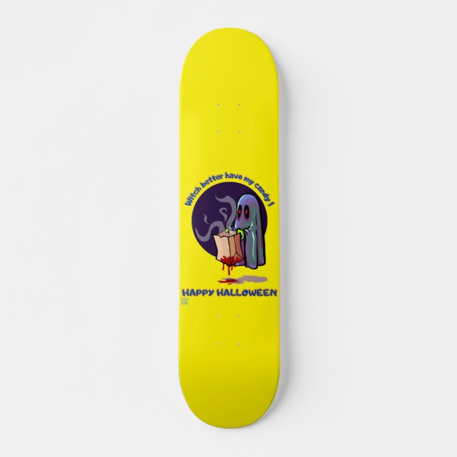 patineta divertida "HAPPY HALLOWEEN 2" (Anverso )