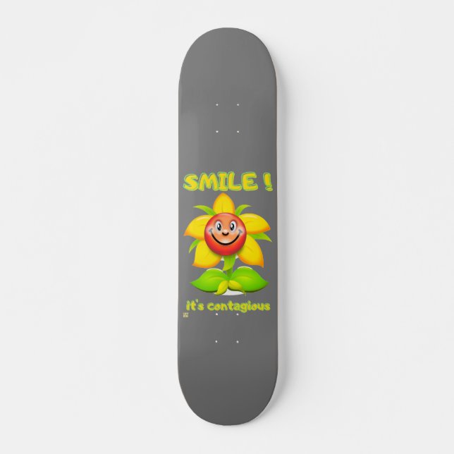 patineta divertida "SMILE" (Anverso )