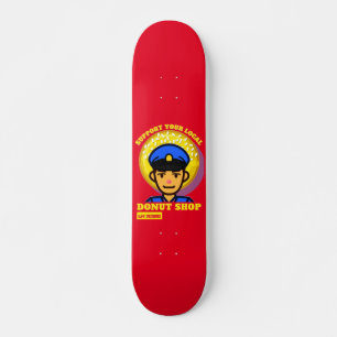 patineta divertida "SOPORTE TU TIENDA DE DONUT LOC