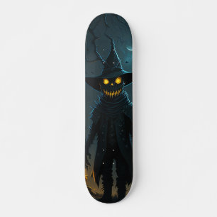 Patineta Espantapájaros Fantasma En La Noche