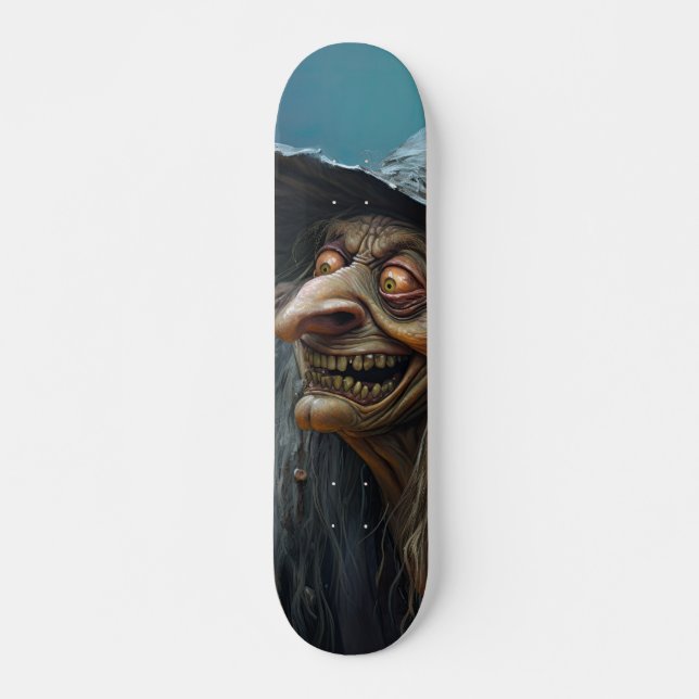 Patineta Espeluznante Malvada Bruja (Anverso )