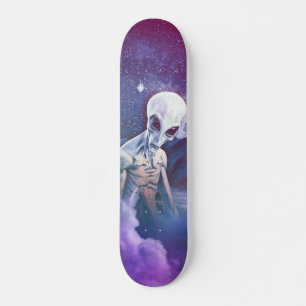 Patineta Extraterrestre En Su Planeta Lejano