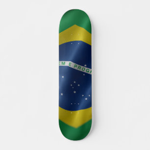 Patineta Flamante Bandera De Brasil