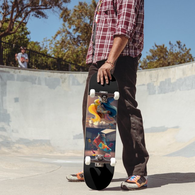 Patineta Funky con diseño de zapatilla Cool 7¾" Cu (Exterior 2)