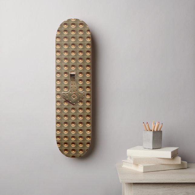 Patineta Gold Thor's Hammer Gold Indent (Arte de la pared)