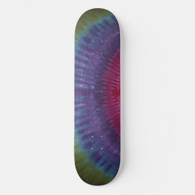Patineta Green & Purple Tie Dye (Anverso)