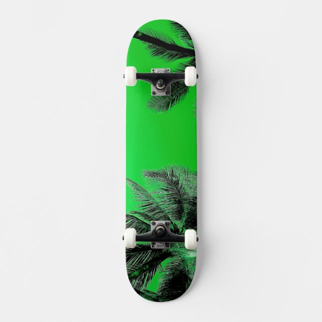 Patineta Hawaii, verde (Anverso)