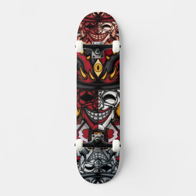 Patineta Máscara del bromista  (Anverso)