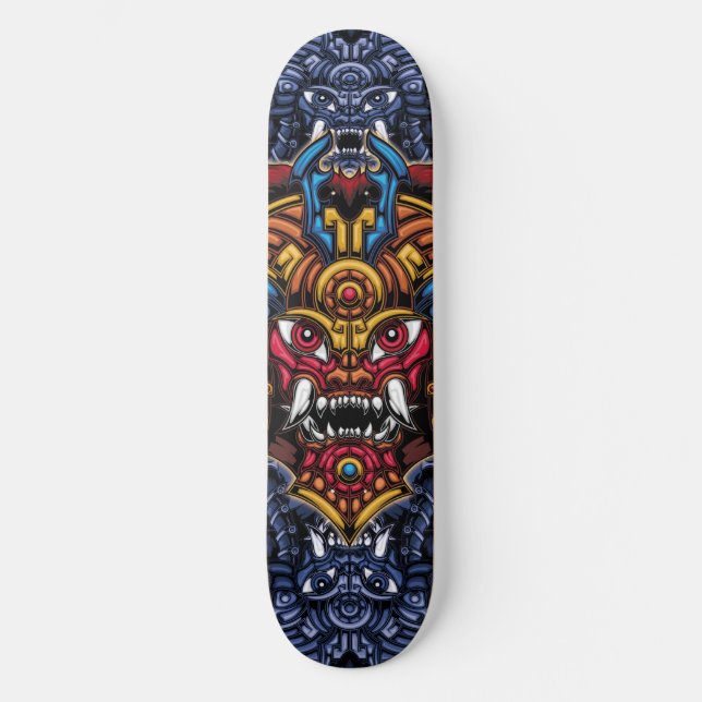 Patineta Máscara Señora de la Guerra (Anverso)