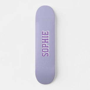 Patineta Morada Varsity para Niñas con Nombre Pers