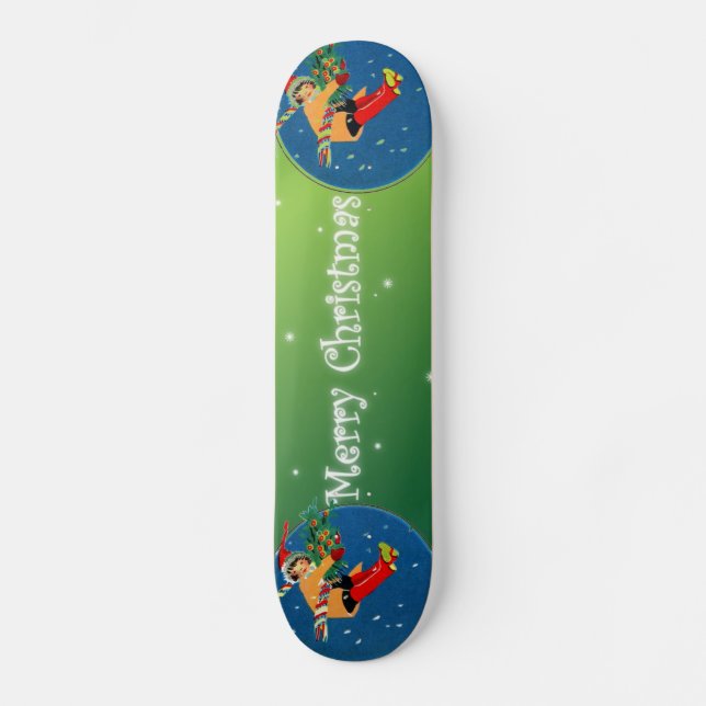 Patineta navideña Merry (Anverso)