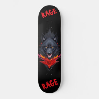 Patineta Negra CON Lobos