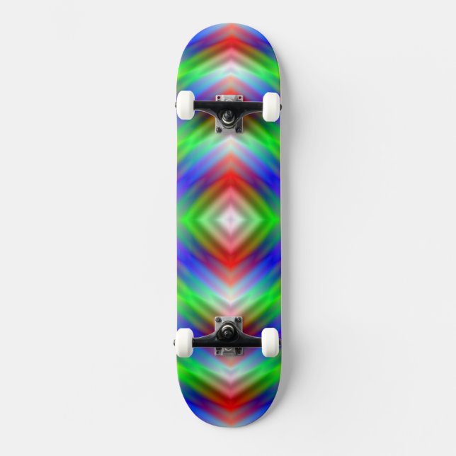 Patineta Neon Stripes (Anverso)