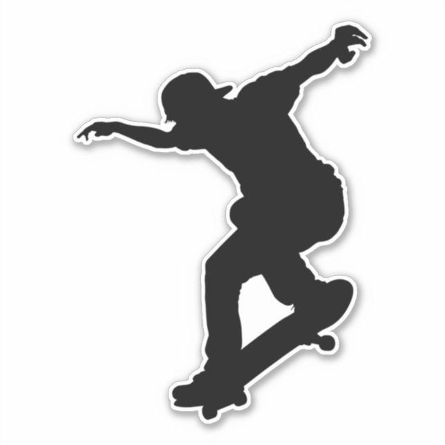     Patineta, patinadores     Pegatina (Anverso)