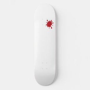 Patineta personalizada Tomato Red Splatter