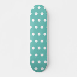 Patineta Polka Dot (Aqua & White)