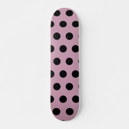 Patineta Polka Dot (rosa y negro)