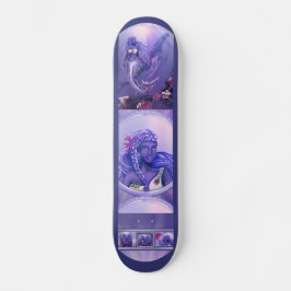 Patineta Purple Ocean Mermaid
