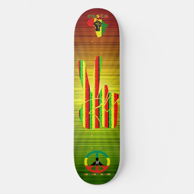 Patineta Rasta Reggae (Anverso)