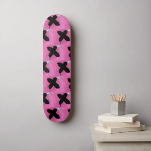 Patineta rosa.