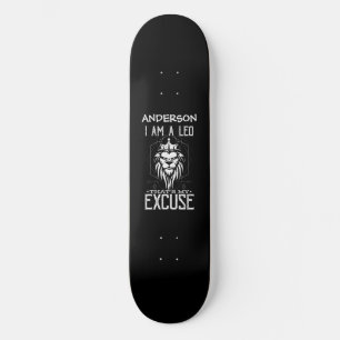 patineta Rótulo Leo Zodiac personalizado